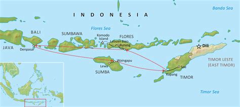 indonesia lesser sunda islands map